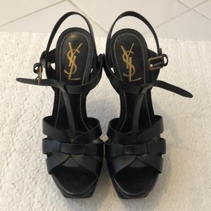 YSL Tribute Heels Worn Once!
